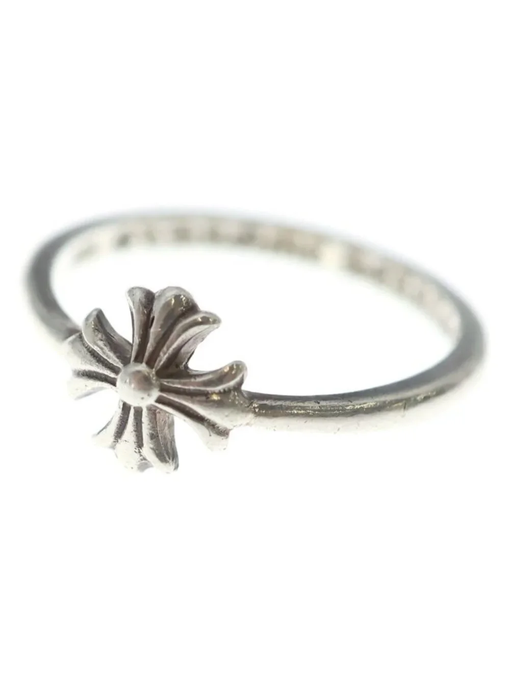 Chrome Hearts Bubblegum CH Pls CH Plus Silver Ring